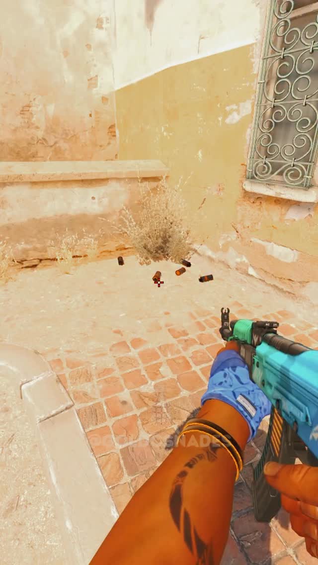 Five B Site Exec Smokes on Dust 2 #cs2