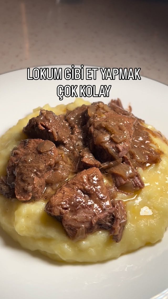Bilim yanılmaz bu et lokum olacak👌🏻 🛒 Malzemeler: • 600g İri parçalı yağsız dana but • 1 adet Büyük …