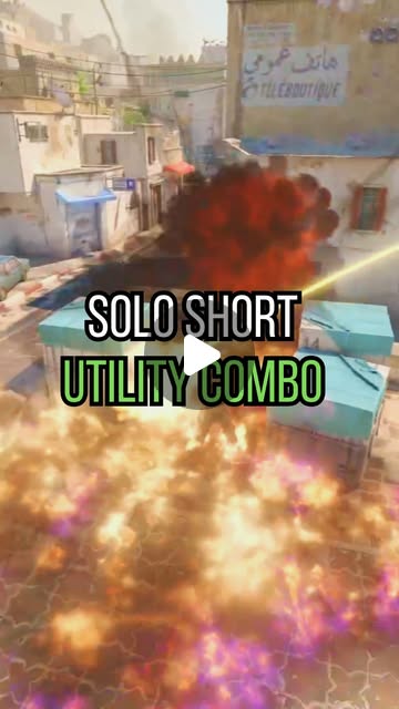 Solo A short utility combo on Dust2 #cs2