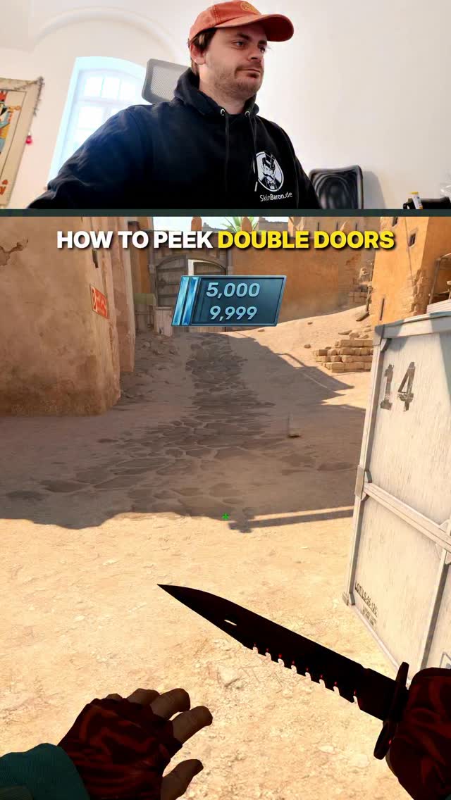 From noob peeker to door keeper 😎 #cs2 #counterstrike #cs2tricks