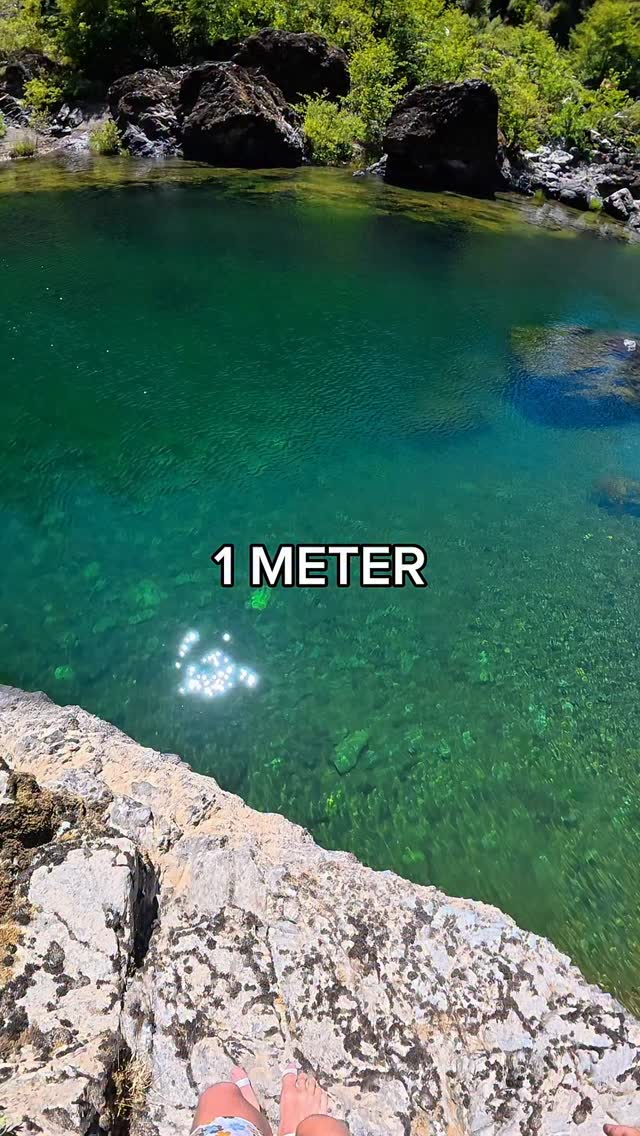 POV: Cliff Jumping 1 Meter -> 30 Meters . . #dji #djiosmo #osmoaction6 #cliffjumping #pov