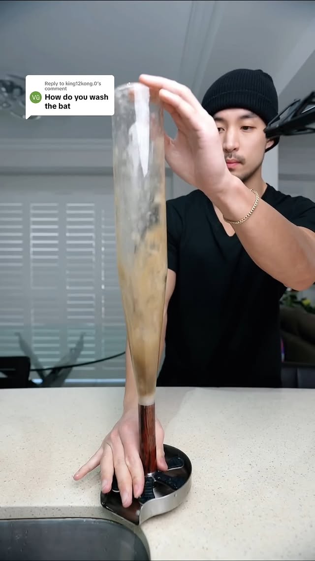 Bat Wash #asmr #washing #cleaning #satisfying