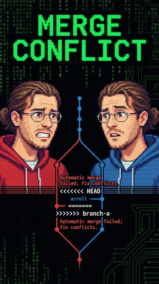 Or these days you could say, “2 AI agents working on the same feature” . . . #softwareengineer #prog…