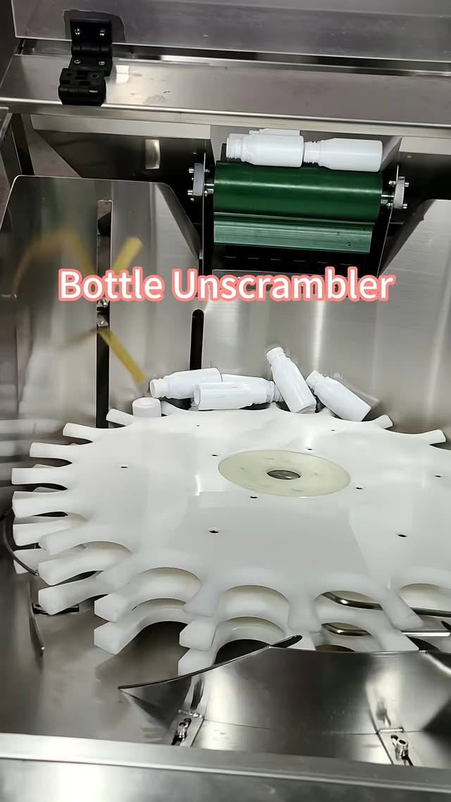 🚀 Efficient Bottle Unscrambling for Automated Lines! #BottleUnscrambler #PackagingMachine #Automatio…