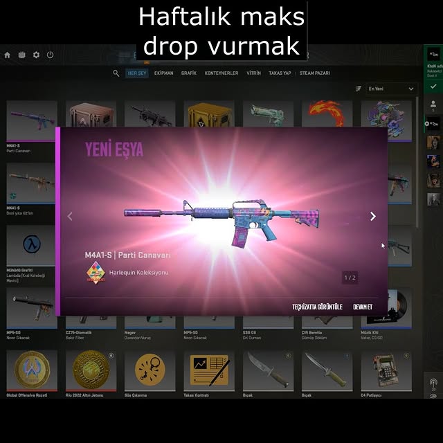 Haftalıktan maksimum kalitede drop aldık. #cs2 #cs2clips #cs2moments #csgo #cs2türkiye