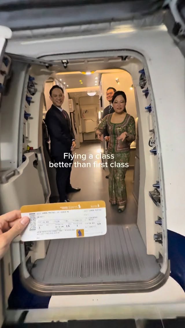 Flying a Class better than First Class #flight #singaporeairlines #firstclass #suites