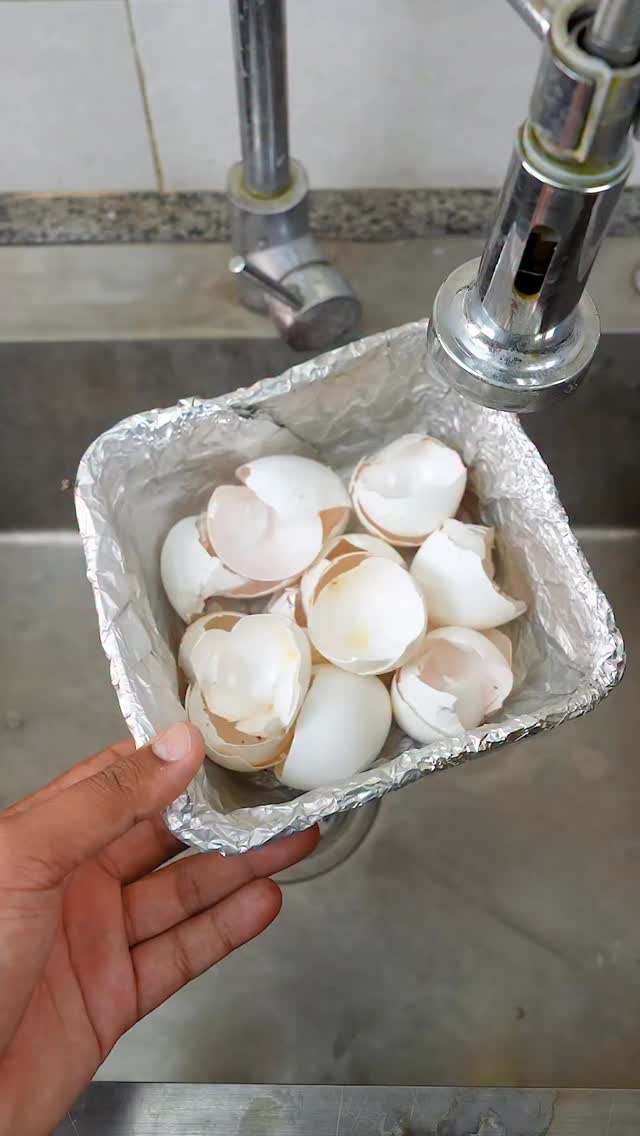 I Turned Eggshells Into Dish Cleaner 🥚🧽