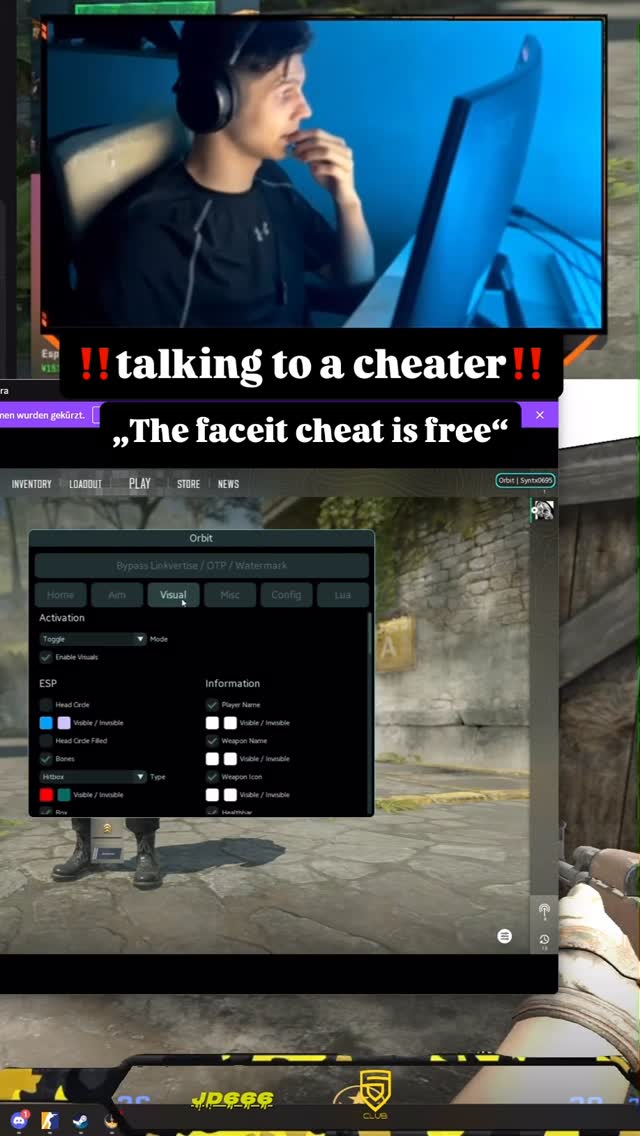 We have a talk for like 1 hour and u don’t even need a DMA for faceit… - - - Follow for more MrJD666…
