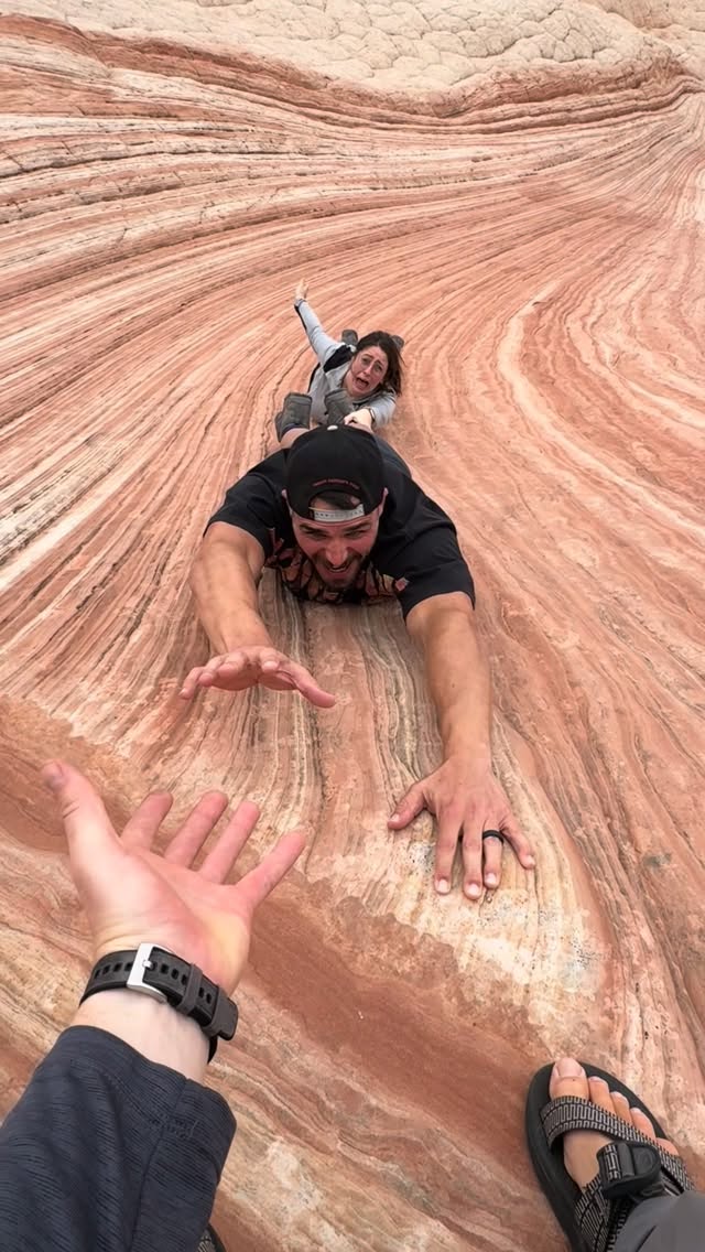 We laughed way too hard filming this. 📍 White Pocket | Vermillion Cliffs | Arizona We can thank Ben,…