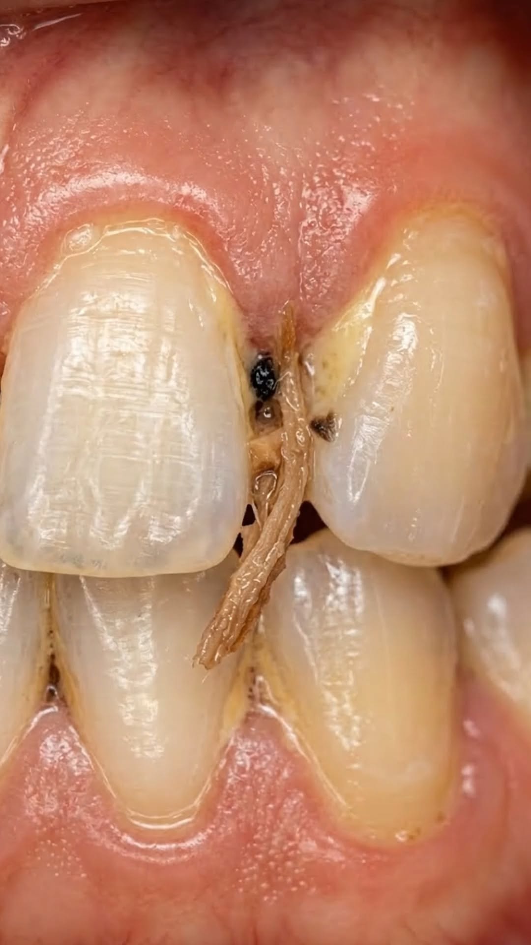 Removing Food Stuck Between Teeth 😬 – Satisfying Deep Clean!.