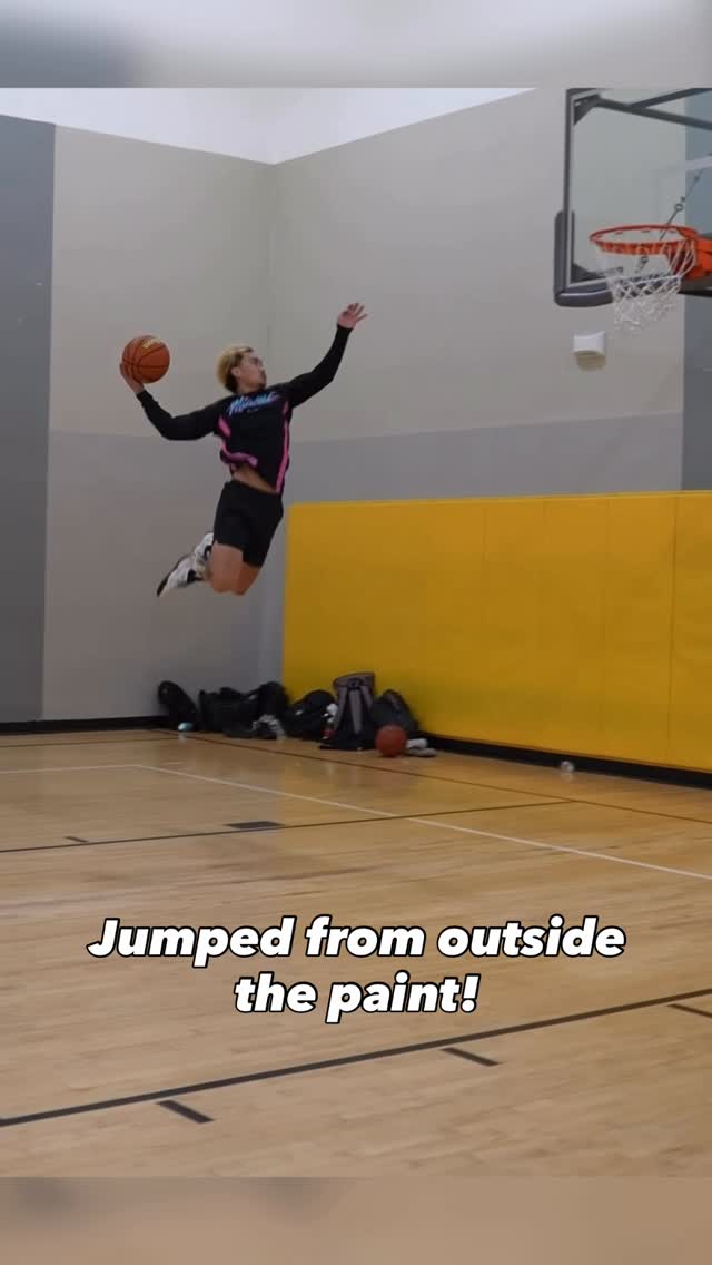 Dunked it from outside the paint! My Height: 5’8” Rim Height: 9’8.25” - 9’8.5” 7 But the Lord said t…