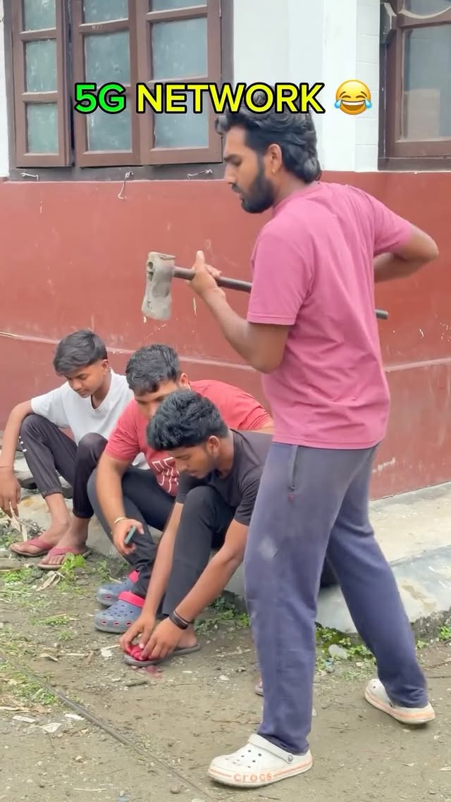 5G NETWORK😂.@dhirajsoni_09 . . . . #instagram #friends #reels #trendingreels #explore
