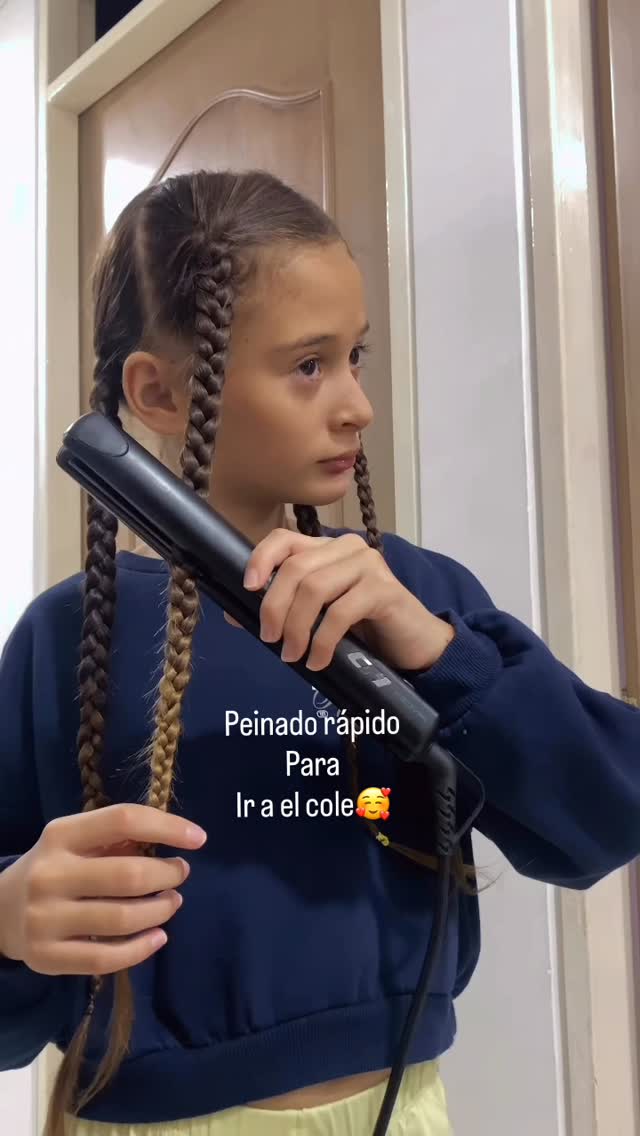 Peinado rápido para ir a el cole🙏🥰