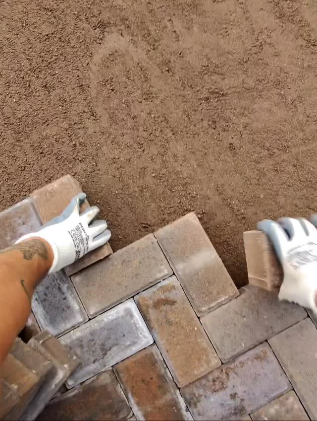Site labourer activities #paving #pogo