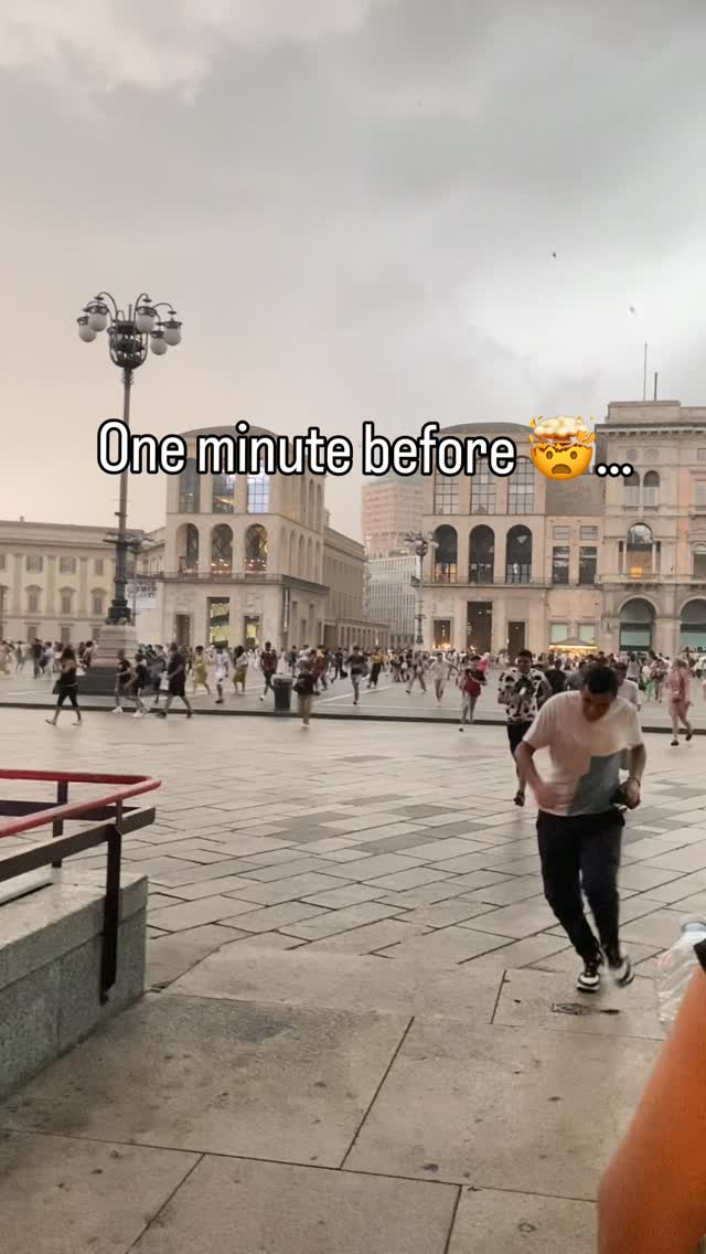 Milan, one hour before the flood. #milan #englishteacher #travelblogger #thunder #sleep