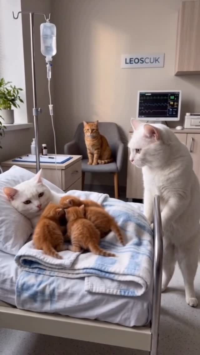 Wait… whose kittens are these? 😐 A calm moment turns tense when four tiny kittens appear out of nowh…