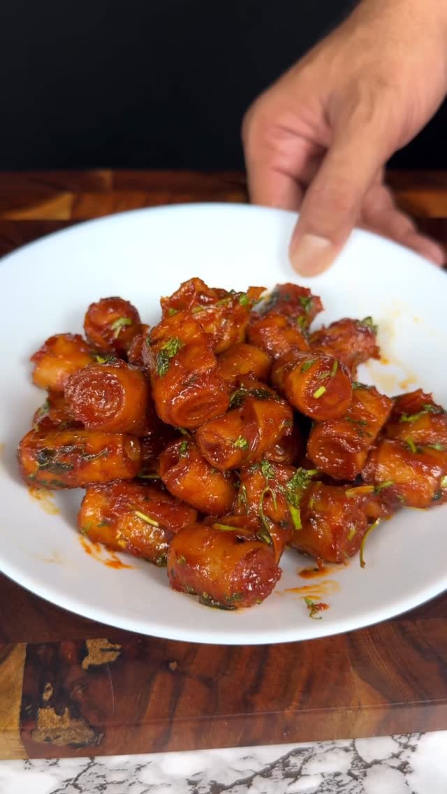 Instant Roti Manchurian ASMR Cooking #asmr #recipe #crunchytreats #streetfood summerspecial