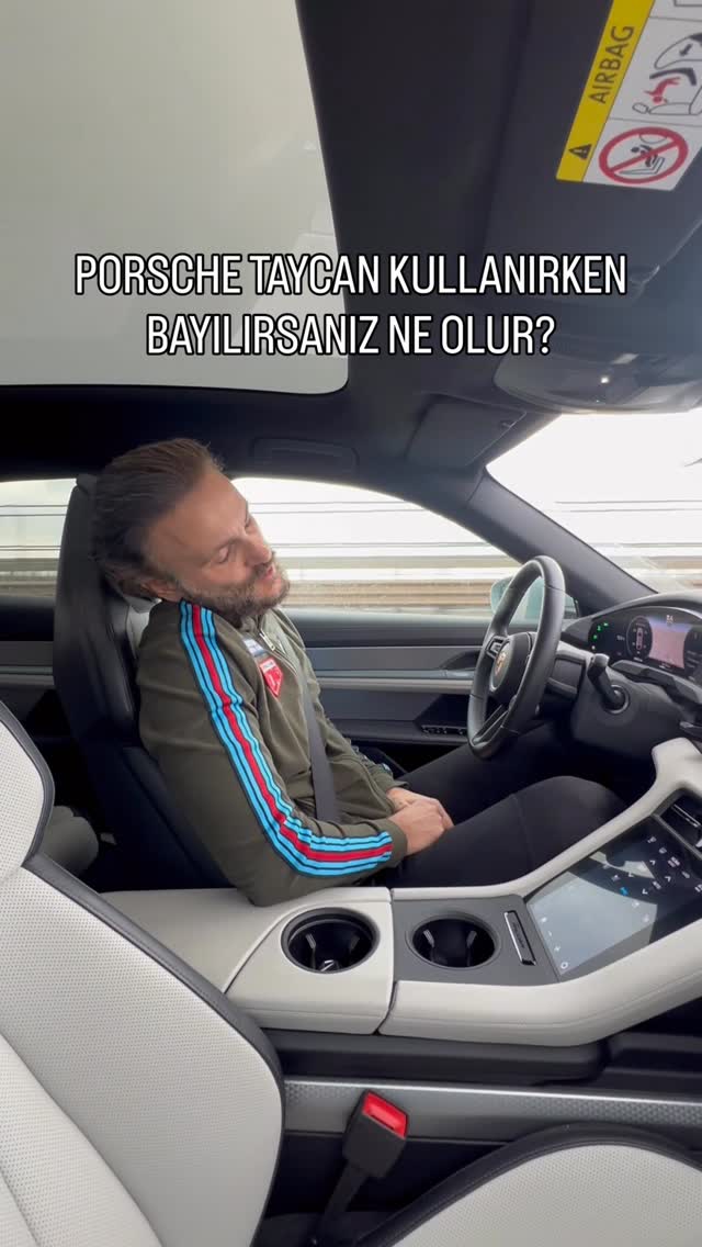 Porsche Taycan kullanırken bayılırsanız ne olur? #porschetaycan #reklam #worldinmyeyes