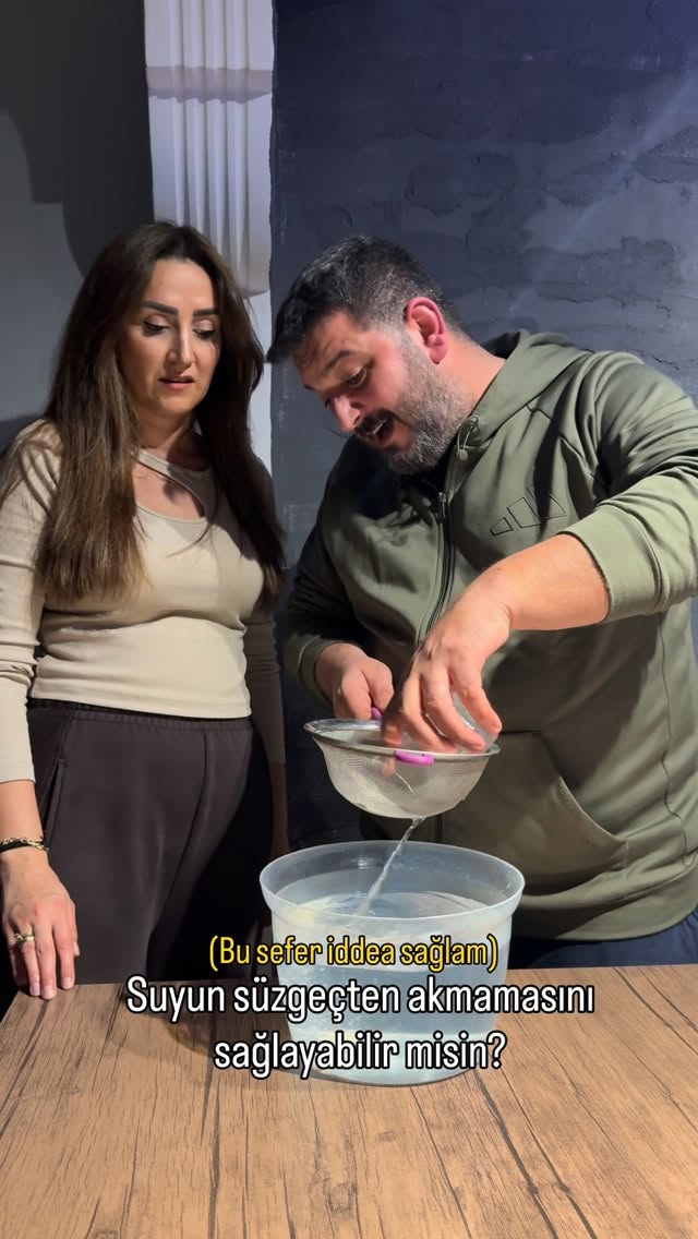“Suyun süzgeçten akmamasını sağlayabilir misin? “dedi🫣, Bu performansa şeytan secde etti🫣🤣🤣 #karıkoc…
