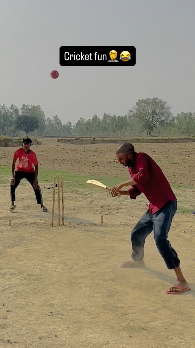 Cricket fun🫡🤦😅…… @paglax060 #viral #cricket #funny #comedy #friends Disclaimer:-Just for entertainme…
