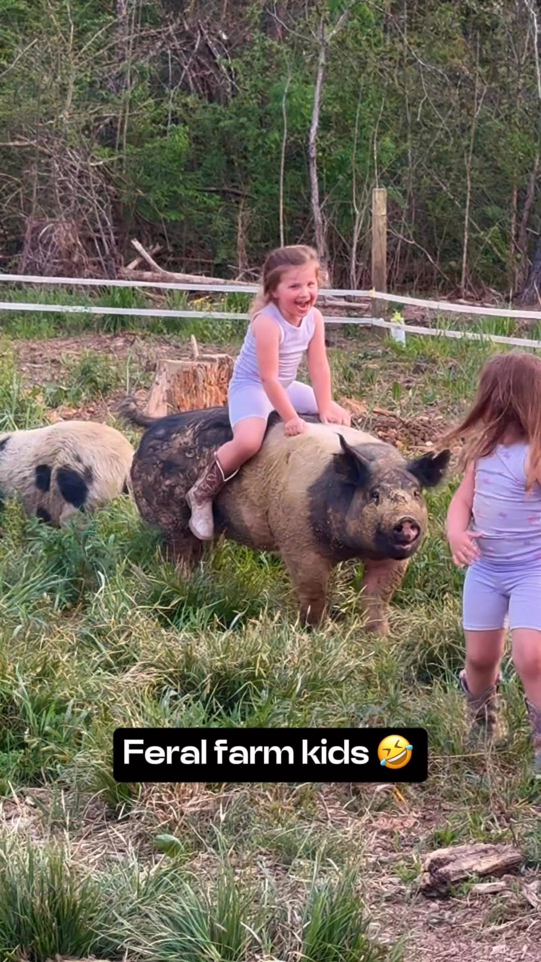 Farm kids just built different 😂🐄#FarmKids #CountryKids #FarmLife #RaisingKids#FunnyKids