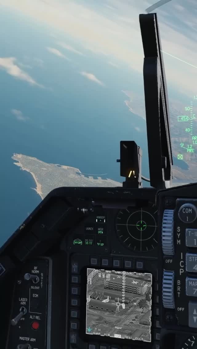 🎯 F16 hits the archer! #dcs #militaryaviation #aviation #military #airforce