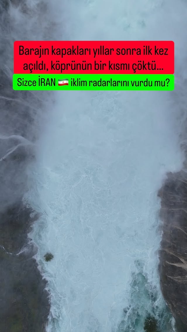 Nehirler taştı, köprüler çöktü. Birçok yeri su bastı.. Sizce bu iklim değişiklinin sebebi İran’ın ik…