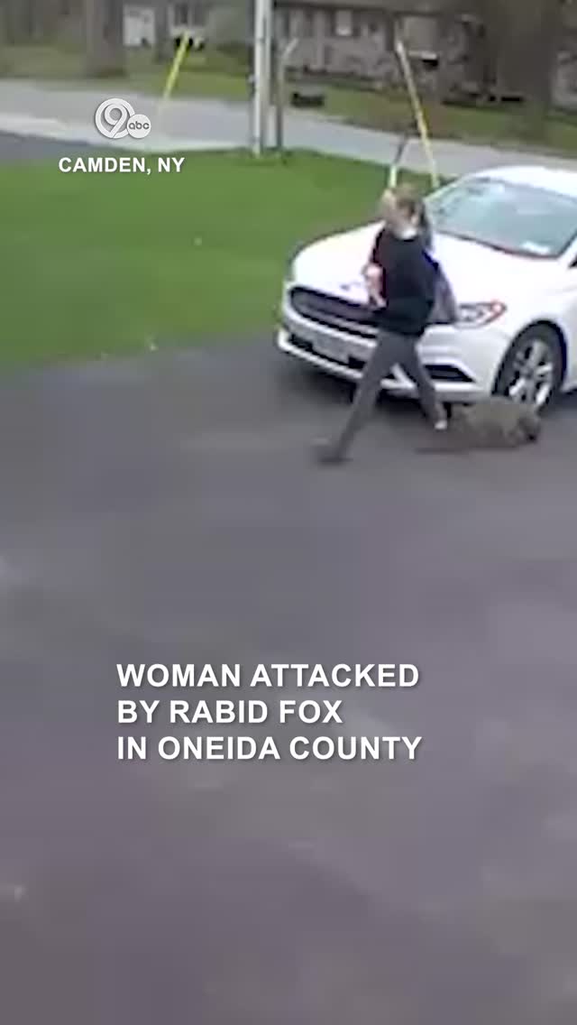 The video shows Brooke Robinson walking from a car towards a home on April 28, around 1 p.m., with a…
