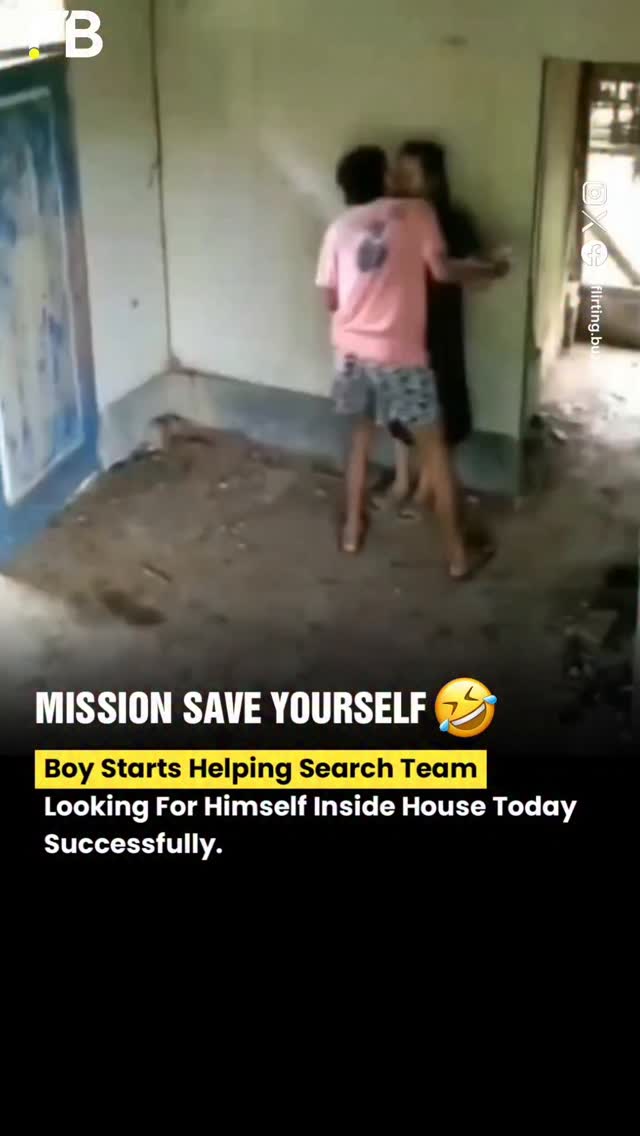 This might be one of the funniest survival tactics ever caught on camera. A young man was spending t…