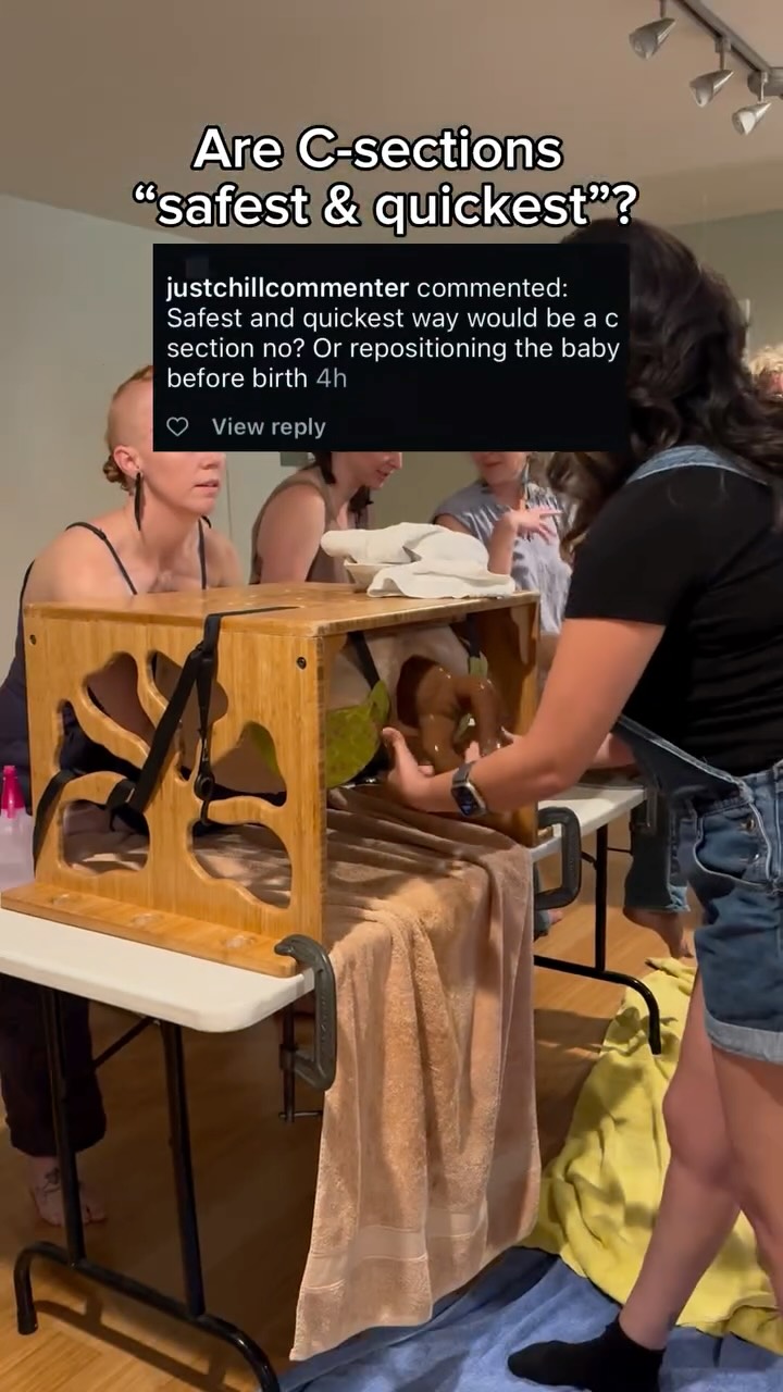 If someone told you an ECV or cesarean was your ONLY safe option for a breech baby — that wasn’t the…