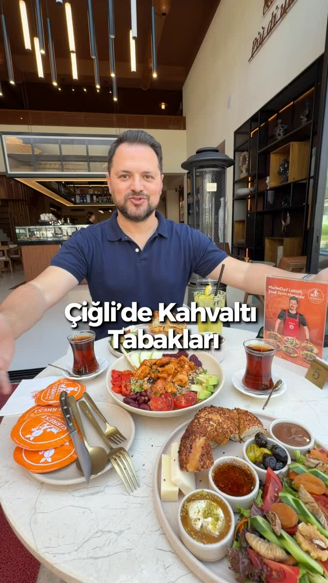 Çiğli Ataşehir’de kahvaltı 🍳 ve kahve için çok keyifli bi yer keşfettim: @serrestcoffeebakery 🫵🏻 rek…